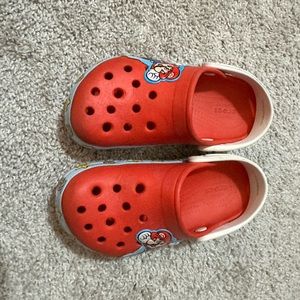 Super Mario crocs size 11-